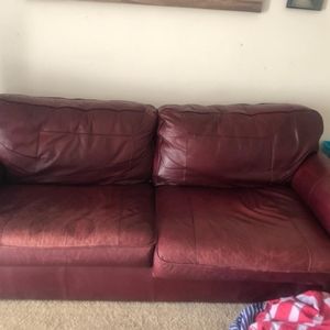 Leather couch